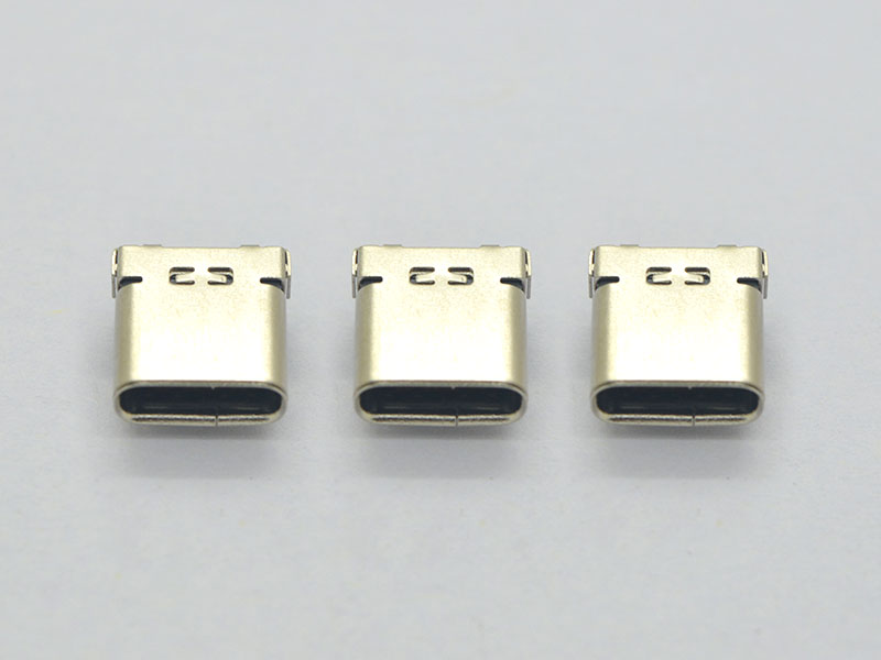 TYPE C 母頭 板上雙殼
