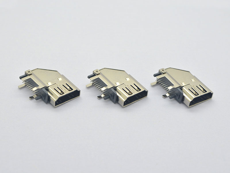 HDMI 側(cè)插母頭