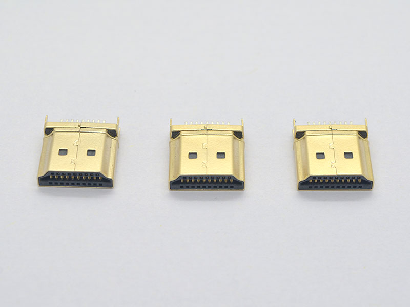 HDMI A TYPE 19P 夾板公頭1.6 鐵殼-針長(zhǎng)2.0
